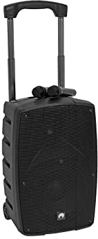 OMNITRONIC WAMS-10BT2 MK2 Drahtlos-PA-System | Mobiles 10-PA-System mit Akkubetrieb, Audioplayer, Bluetooth und 2 Funkmikrofonen