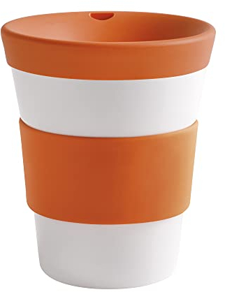 KAHLA 23H201A44002C cupit Becher 0,35 l sunset orange To Go Becher aus Porzellan