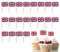 100PCS Union Jack Flag Cake Toppers for VJ Day 80th Celebrations Decorations,UK British Toothpicks Cocktail Stick Flags Cupcake Toppers for VJ Day Party VJ Day Tableware Food Decor