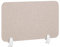 Beliani Schreibtisch Trennwand Akustik Polster beige 80 x 40 cm Schallschutz Wally
