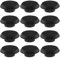 50pcs Capuchons à Vis à Tête Creuse à Tête Hexagonale pour Meubles Vis Allen Capuchons en Plastique pour Équipement Mécanique Automobile M8, Noir
