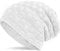 Hatstar Warme gefütterte Feinstrick Damen Beanie Mütze | Herren Mütze | mit Flecht Muster und sehr weichem Fleece Innenfutter | Unisex Wintermütze weich & warm (Weiss)