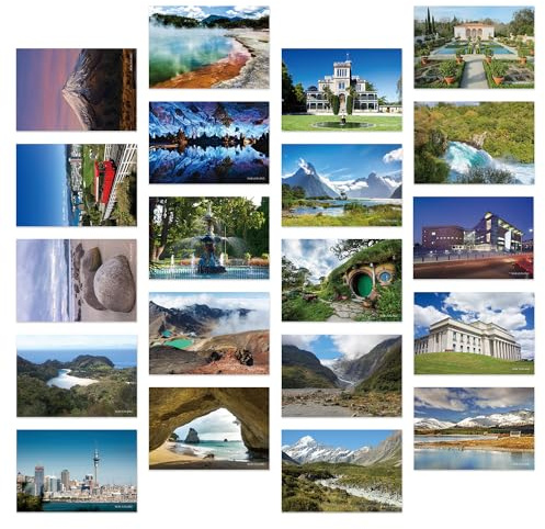 Dear Mapper Postkarten im Vintage-Stil, neuseeländische Landschaft, 20 Stück/Set, Postkarten aus der ganzen Welt, Grußkarten für Geschäftswelt, Reisen, Postkarte für Versand, Dekoration, Geschenk