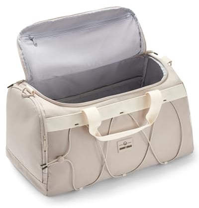 Johnny Urban Sporttasche Herren & Damen Beige - Shawn - 2 in 1 Tasche mit Rucksackfunktion für Reise Fitness Ausflüge - Multifunktionale Gym Bag mit Schuhfach - Wasserabweisend