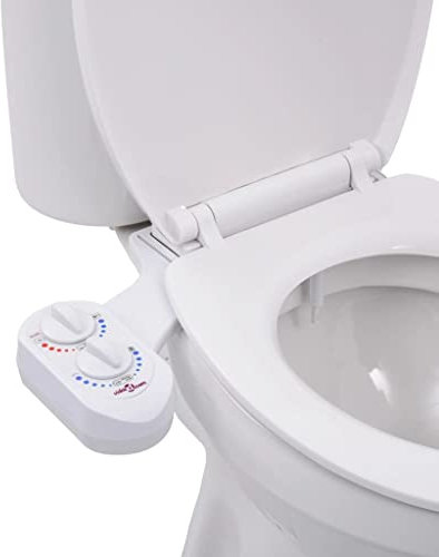 qohoio Bidet Accessorio per WC Acqua Calda e Fredda a Ugello Singolo,Accessori WC e Bidet,Doccette igieniche e rubinetti per bidet-145291