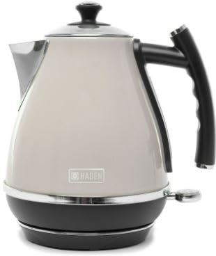 New Cotswold Kettle Has A Washable Filter,1.7-Litre Capacity, A Convenient Water Viewing Window and Scale, Light Indicator During Boiling, 360-Degree Base, Ideal For Any Kitchen - Putty
