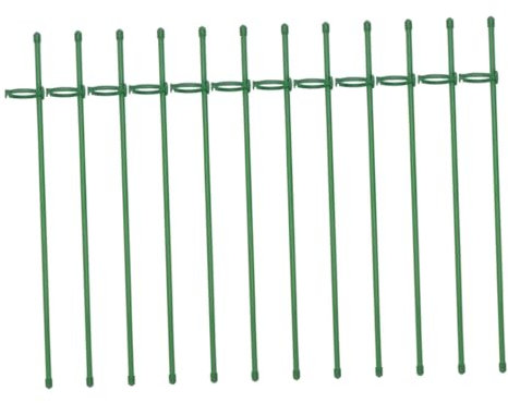 BESPORTBLE 12sätze Pflanzenstützstäbe Aus Strapazierfähigem Material Gartenpflanzenstäbe Zum Klettern Blumenstützstäbe Für Orchideen Und Rosen Pflanzenkletterstab Zur Stützung