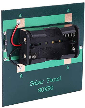 ANNJUC 1W 4V Rechargeable AA Battery Solar Cell Charger With Base For 2xAA Batteries Charging Directly
