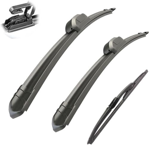 Coche Escobilla Limpiaparabrisas para VW Fox Suran 2006-2012 Juego de Parabrisas Escobillas Parabrisas Ventana Cepillo de Lluvia