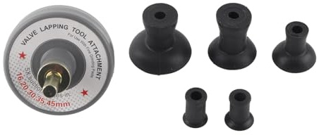PolyGen Valve Grinding Tool, Universal Valve Lapping Tool for Small Engines, Automotive, Motorcycle, ATV, with 5 Suction Adapters, 1000rpm to 1250rpm