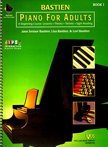 Piano for Adults - a Beginning Course Book 1 + 2 Cd's: Lessons, Theory, Technique, and Sight Reading (Bastien Adult Piano Course)