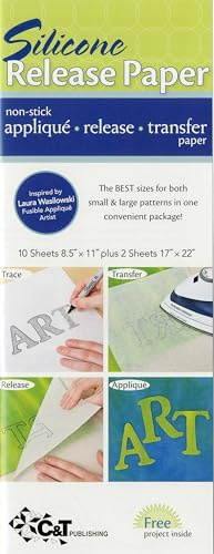 Silicone Release Paper: Non-Stick Appliqué • Release • Transfer Paper