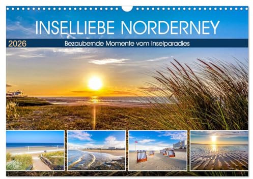 INSELLIEBE NORDERNEY (Wandkalender 2026 DIN A3 quer), CALVENDO Monatskalender: Bezaubernde Momente vom Inselparadies (CALVENDO Natur)