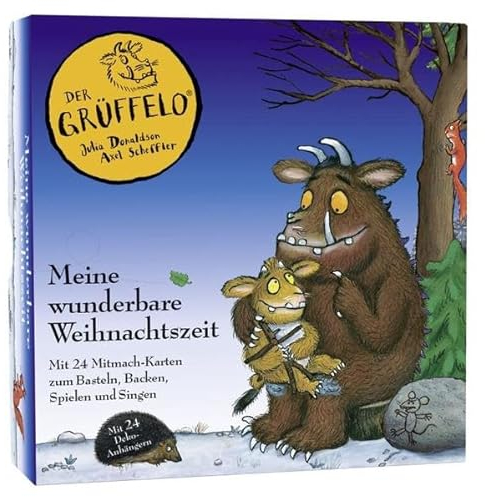 Der Grüffelo - Meine wunderbare Weihnachtszeit: 24 Mitmachkarten zum Basteln, Backen und Singen