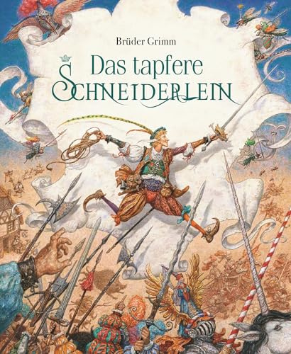 Das tapfere Schneiderlein: Märchenbuch, Unendliche Welten (Unendliche Welten: beliebte klassische Märchen neu illustriert, hochwertiges Märchenbuch für Kinder ab 4 zum Vorlesen und Staunen)