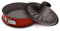 Guardini Rossana Tortiera Apribile 2 Fondi, Acciaio con Rivestimento Antiaderente, Rosso, 28cm