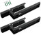 Spares2go - Staffe di montaggio a parete estensibili per Samsung Microonde, colore: Nero