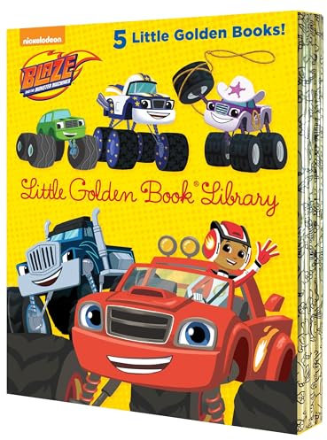 Blaze and the Monster Machines Little Golden Book Library: Five of Nickeoldeon's Blaze and the Monster Machines Little Golden Books