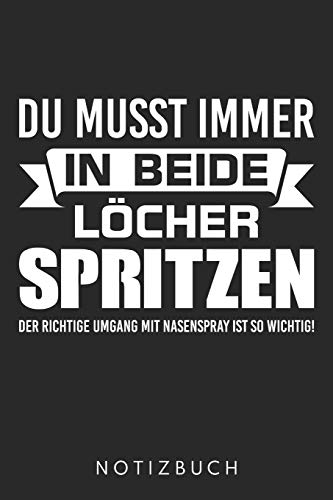 Du Musst Immer In Beide Löcher Spritzen: Din A5 Heft (Liniert) Mit Linien Sex Witz | Notizbuch Tagebuch Planer Versaut & Doppeldeutig Fans | Notiz Buch Geschenk Journal Zweideutig Ficken Notebook