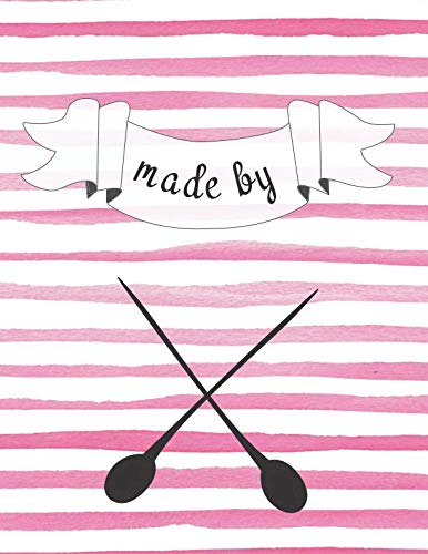 Made by... - Mein StrickOrganizer für selbst gestrickte Kleidung und Accessoires: Strickheft mit blanko Vorlagen | kariertes Strickpapier | Strickbuch als Skizzenheft für Strickmuster | Maschenmuster