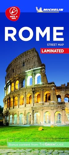 Rome City Map: Laminated City Plan