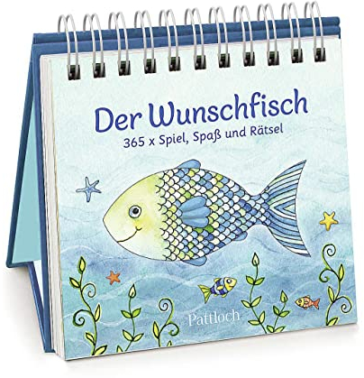 Der Wunschfisch. 365x Spiel, Spaß & Rätsel: Toller Rätselspaß | Perfekt als Geschenk zur Kommunion oder Konfirmation für Kinder ab 5 Jahren (Der Wunschfisch - Zur Erstkommunion)