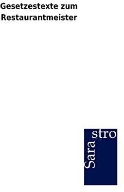 Gesetzestexte zum Restaurantmeister