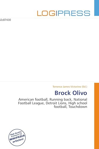 Brock Olivo: American football, Running back, National Football League, Detroit Lions, High school football, Touchdown