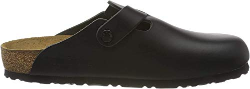 BIRKENSTOCK Classic Boston, Unisex-Erwachsene Clogs, Schwarz (SCHWARZ), 35 EU