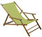 Jan Kurtz Maxx Deckchair Liegestuhl, pistazie Kunststoffgewebe BxHxT 64x98x112cm Gestell Teak massiv