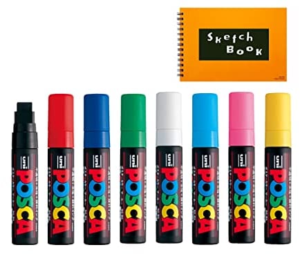 Posca UNI PC-17K FULL RANGE ALL 8 COLOURS
