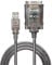 Lindy 42686 adaptador de cable USB RS-232 Negro - Adaptador para cable (USB, RS-232, Male connector / Male connector, 1,1 m, Negro)