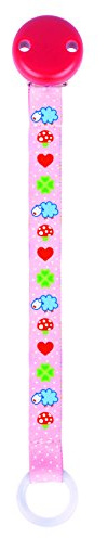 Heimess Schnuller Kette (Schaf/Pink)