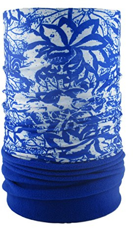 HeadLOOP POLAR EXTRA LANG Blau Fleece + Schlauchtuch Multifunktionstuch Schal Halstuch Kopftuch Microfaser