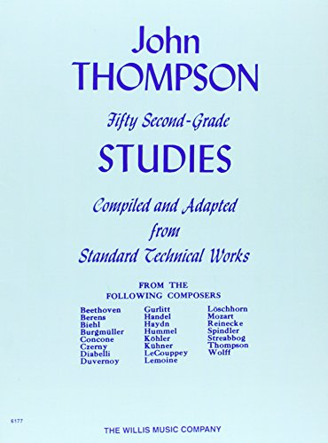 John Thompson's Modern Course For Piano: Fifty Second Grade Studies