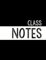 Black Class Notebook: 100 numbered pages, college-ruled, fillable table of contents for quick note retrieval, colors for each subject (Class Notes, classic colors)