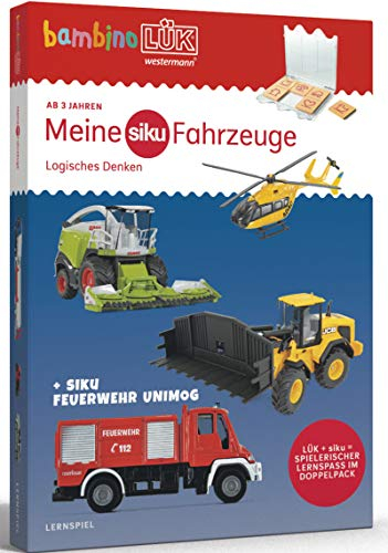 bambinoLÜK-Set: ab 3 Jahre Meine siku Fahrzeuge - Logisches Denken (bambinoLÜK-Sets: Kasten + Übungsheft/e)