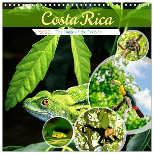Costa Rica - The Magic of the Tropics (Wall Calendar 2026 12 x 24 / 30 x 60 cm (open)) CALVENDO 12 Month Wall Calendar