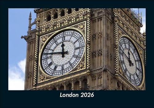 London 2026 Fotokalender DIN A5: Monatskalender mit Bild-Motiven aus Orten und Städten, Ländern und Kontinenten