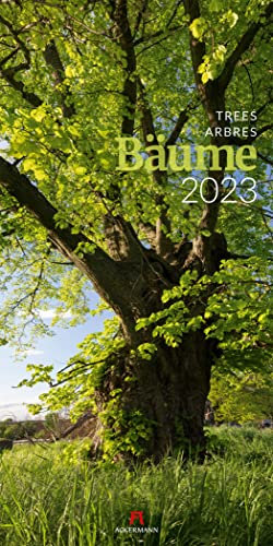 Bäume Kalender 2023, Wandkalender im Hochformat (33x66 cm) - Landschaftskalender / Naturkalender