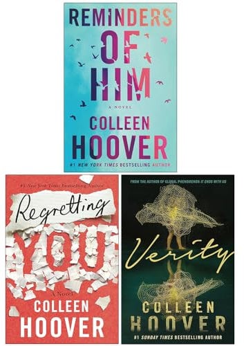 Colleen Hoover Collection 3 Books Set (Reminders of Him A Novel, Regretting You, Verity)