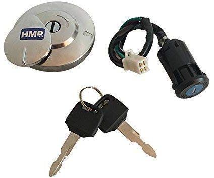 HMParts ATV Quad Edelstahl Tankdeckel abschließbar Typ6