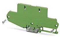 PHOENIX CONTACT UM108 N-SEFE/L-A73 Seitenelement mit Fuß, Niedrige Ausführung Links, 73 mm breite U-Profil-Abdeckung, 10 Stück