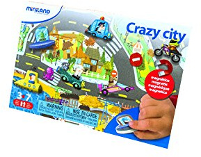 Miniland 31962 - On The Go: Crazy City, Experimentleksak