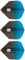 L-Style - Champagne Flight Pro - Twotone Schwarz - Shape Farbe Blau