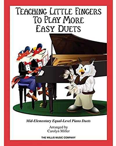 Teaching Little Fingers To Play More Easy Duets: Noten, Lehrmaterial, Sammelband für Klavier (2): Mid-Elementary Equal-Level Piano Duets