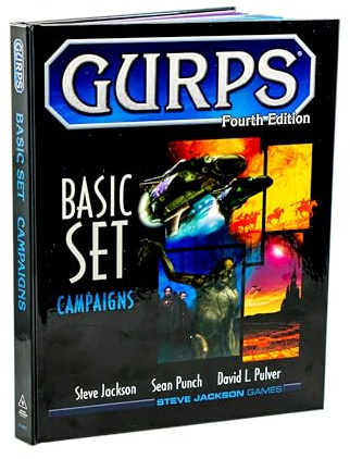 Steve Jackson Games | GURPS Basic Set Campaign | Comprehensive RPG Guide | Create Infinite Worlds and Adventures | Role-Playing Game for Ages 14+ | English