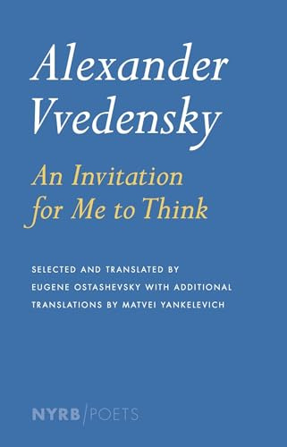An Invitation For Me To Think (Nyrb Poets)