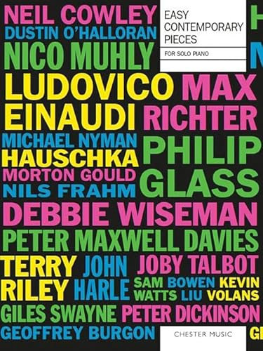 Easy Contemporary Pieces For Solo Piano.