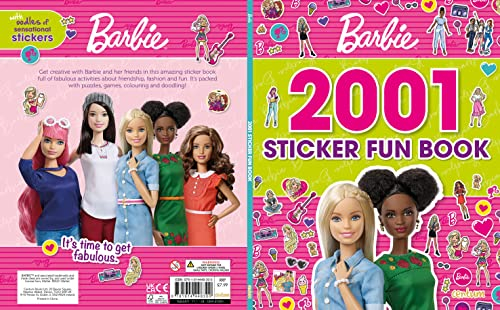 Barbie 2001 Sticker Fun Book
